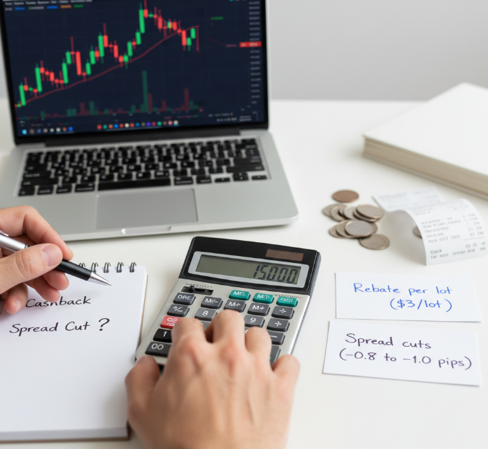 Maraming trader ang nagdadalawang-isip kung mas makakatipid ba sila sa cashback o sa spread discount. Heto ang detalyadong paghahambing para mas madaling makapili.